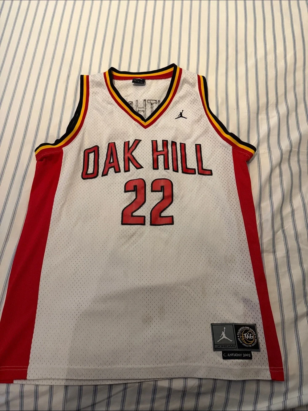 Jordan #22 Oak Hill Carmelo Anthony Jersey